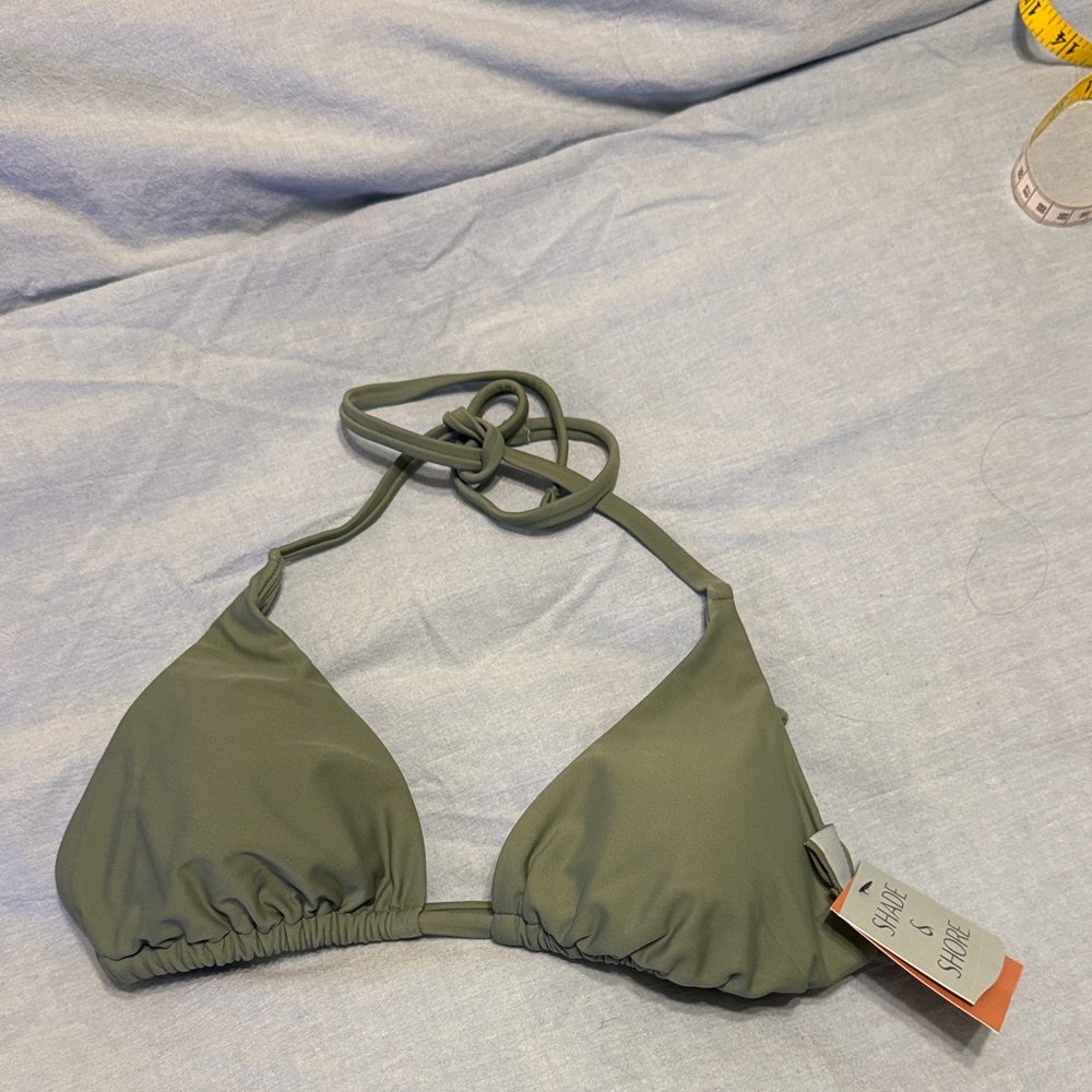 SHADE & SHORE (TARGET) TRIANGLE BIKINI TOP